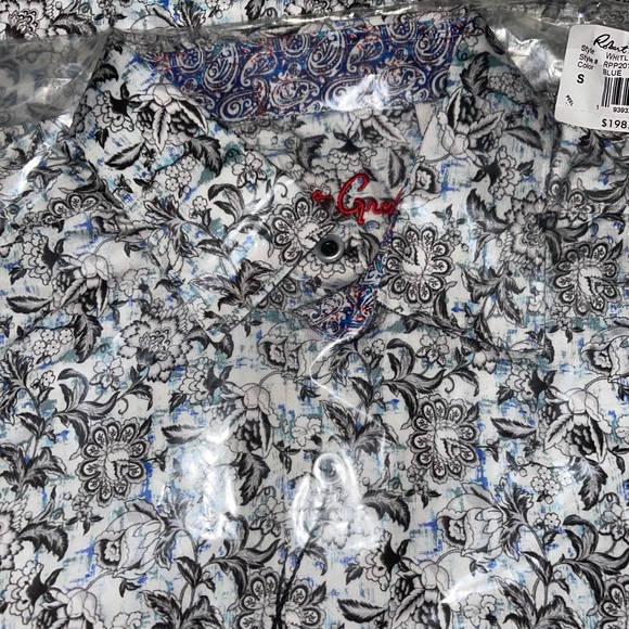 ROBERT GRAHAM Shirt Whitlock Flip Cuff Button Up - Picture 12 of 15